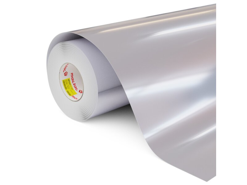 Film vinyle MACtac MACal 9800 Pro 9869-00 Silver Metallic 100 x 500 cm